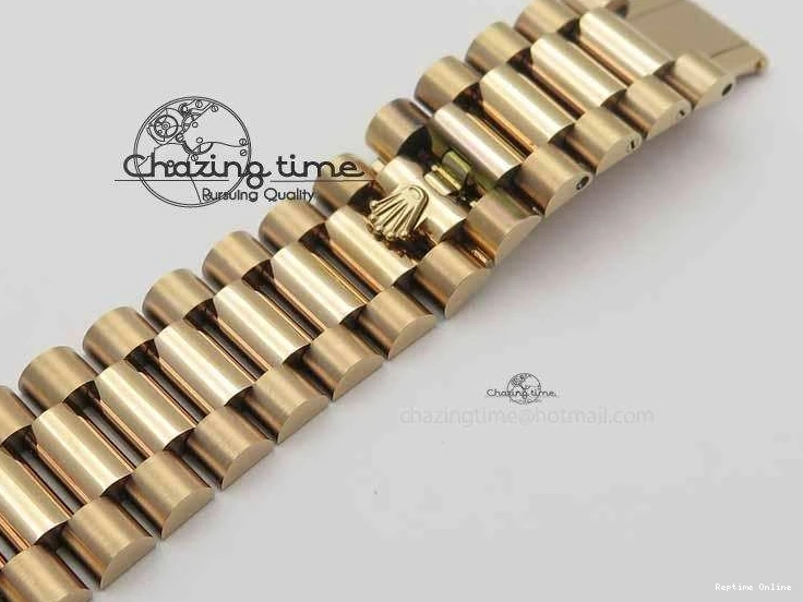 1219 Day Date 40mm RG BP Maker Best Edition Brown Dial Diamond Markers On RG Bracelet A ZeroBulk 3689